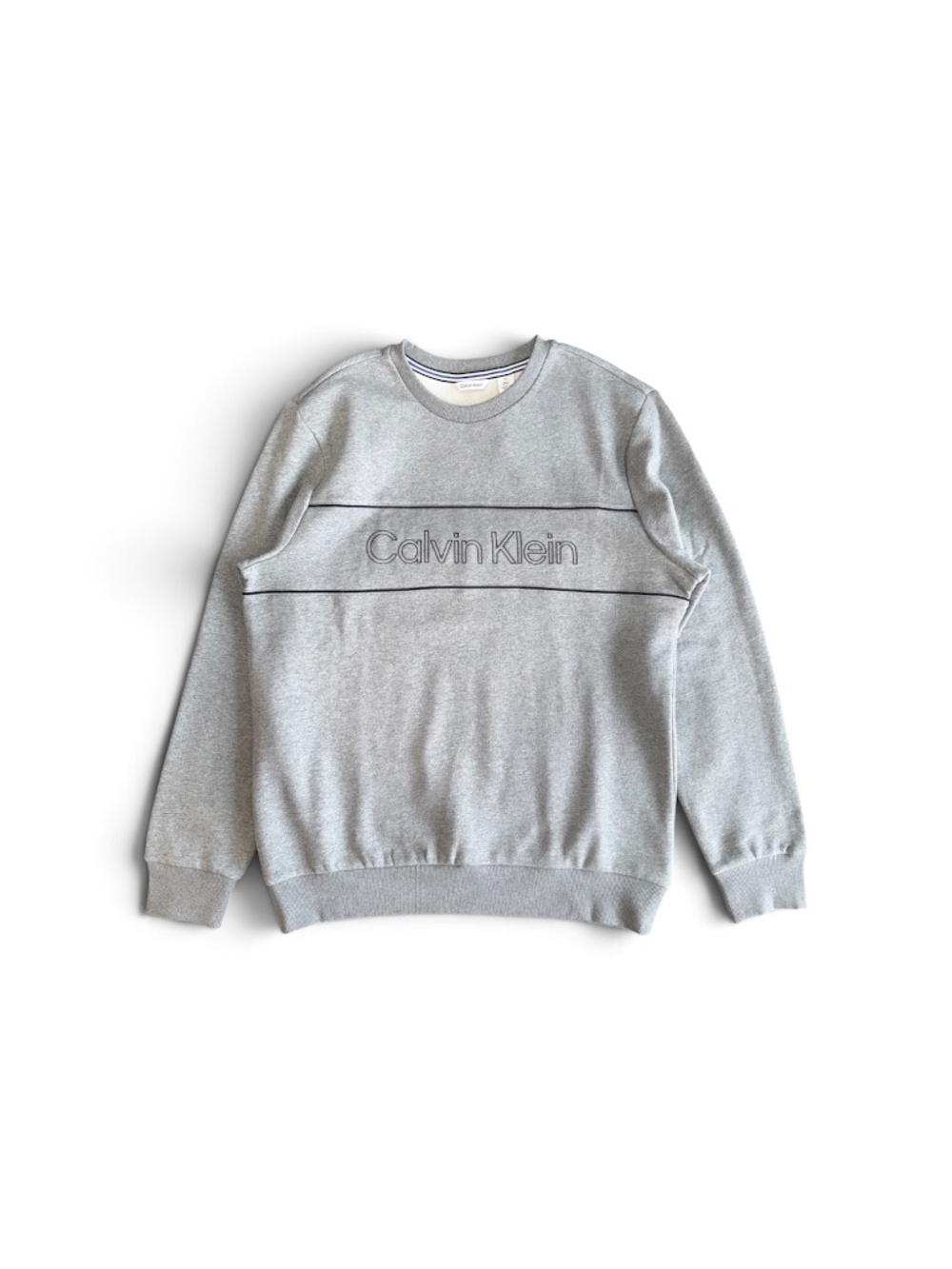 Calvin Klein Men's Sweater Size L Heather Gray NWT